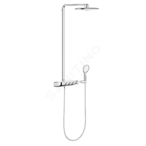 Grohe 26250LS0 - Sprchový set Duo 360 s termostatem, 2 proudy, chrom/měsíční bílá