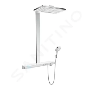 Hansgrohe 27028400 - Sprchový set Showerpipe 460 s termostatem, 2 proudy, bílá/chrom