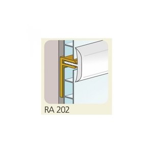 Forte Olsen-spa Spojovací kulatý profil RA 202 - krémový