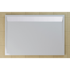 SanSwiss Ila Wia bílá sprchová vanička 800x1200 mm s bílým krytem odtoku 0404