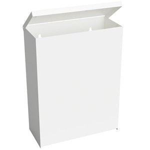 Bemeta Design Odpadkový koš, 6 l, nerez, bílý - 101915054