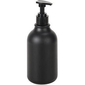Bemeta Design Plastová láhev kulatá černá s pumpičkou pro dávkovač mýdla, 500 ml - 131567702