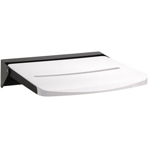 Bemeta Design HELP: Sklopné sprchové sedátko, nerez černý, plast bílý - 347125010