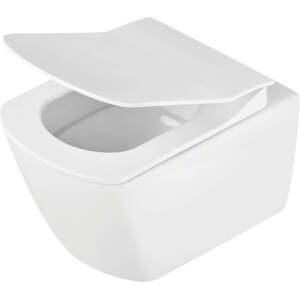 Deante Závěsný WC komplet bez příruby Anemon - CDZD6ZPW, včetně SoftClose sedátka