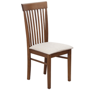 Kondela Židle, ořech / světlehnědá látka, ASTRO NEW