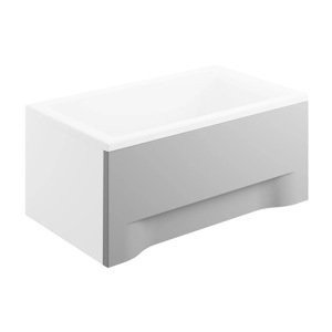 Univerzální čelní krycí panel bílý k obdélníkové vaně Polimat Barva: Bílá, Rozměry (cm): 120x54 - pro vany: CAPRI 120x70
