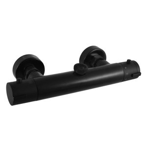 Slezák - RAV Vodovodní baterie sprchová TERMOSTATICKÁ černá matná TRM81.5CMAT Barva: Černá mat, Rozteč připojení (mm): 150