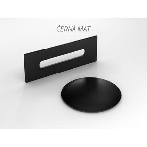 Besco Akrylátová volně stojící vana Vica NEW Glam Z CC/SP 170x80, s přepadem Rozměry (cm): 170x80, Typ a barva výpustě: Alcaplast Click-Clack se šterbinovým přepadem, černá mat