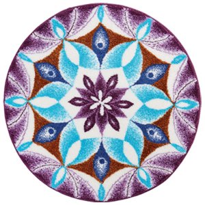GRUND Mandala předložka VDĚČNOST fialová Rozměr: ø 100 cm
