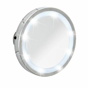WENKO LED nástěnné zrcadlo MOSSO chrom 15x15x3 cm