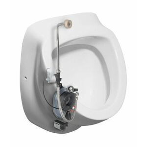 ISVEA DYNASTY urinál s automatickým splachovačem 6V DC, zakrytý přívod vody, 39x58 cm 10SZ92001-SENSOR