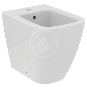 IDEAL STANDARD i.Life S Stojící bidet, 355x480 mm, s přepadem, otvor pro baterii, bílá T459501