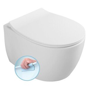 ISVEA SENTIMENTI závěsná WC mísa, Rimless, 36x51cm, bílá 10AR02012