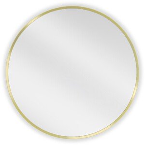 MEXEN Loft zrcadlo 60 cm, zlatý rám 9850-060-060-000-50