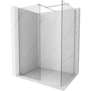 MEXEN/S Kioto ścianka  prysznicowa Walk-in 100 x 95 cm, transparent, chrom 800-100-202-01-00-095