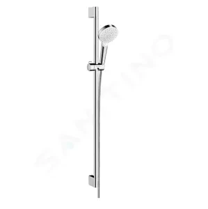 HANSGROHE Crometta Set sprchové hlavice, tyče a hadice, bílá/chrom 26537400