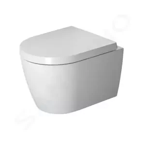 DURAVIT ME by Starck Závěsné WC Compact, Rimless, s WonderGliss, bílá/matná bílá 25300926001