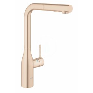 GROHE Essence Dřezová baterie s výsuvnou sprškou, kartáčovaný Warm Sunset 30270DL0