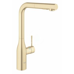 GROHE Essence Dřezová baterie s výsuvnou sprškou, kartáčovaný Cool Sunrise 30270GN0