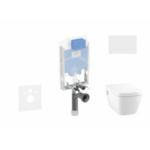 IDEAL STANDARD ProSys Set předstěnové instalace, sprchovací toalety a sedátka TECEone, tlačítka Oleas M1, Rimless, SoftClose, chrom ProSys80M SP132